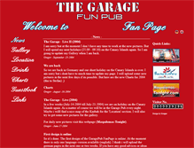 Tablet Screenshot of garage-pub.com